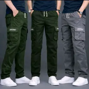 Celana Cargo Panjang Jumbo Besar Big Size 38-44 Santai Dewasa Coklat Hitam Twill Distro