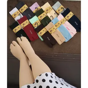 Kaos kaki jempol SELUTUT nilon polos / jempol muslimah sedengkul