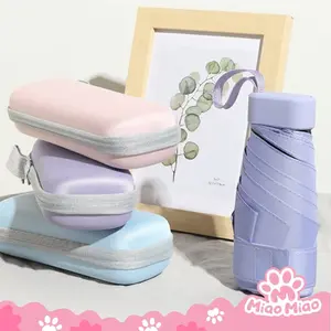 Miao Miao -Payung Lipat UV Ukuran Mini 15 cm - Multi Fungsi Tahan Hujan & UV UPF 50+