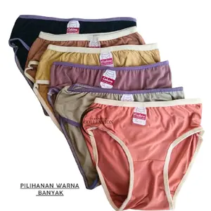 10 ribuan lebih dapat 3 cd wanita murah harga per 3 pcs bahan halus semi spandek