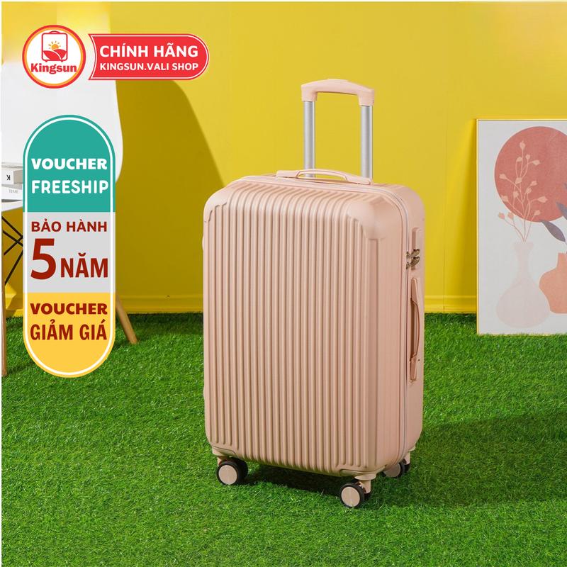 Vali Kingsun KS-T01 Size 20 24 Nhựa ABS+PC Bảo Hành 5 Năm lỗi 1 đổi 1 Trong 30 Ngày 4 bánh xoay 360 hành lý khóa kéo