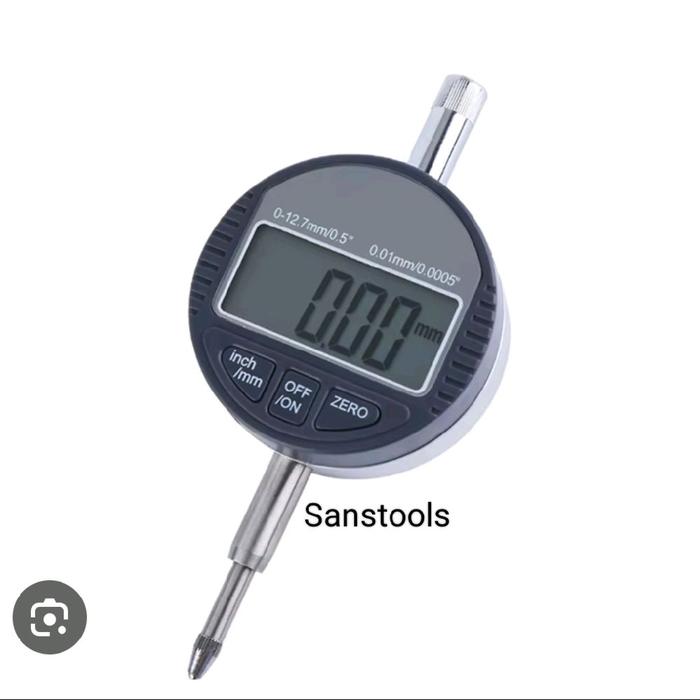 Gambar Dial digital gauge indicator 0-12,7mm 0.01mm dial gage indikator murah dari Sanstools Kota Administrasi Jakarta Barat Tokopedia