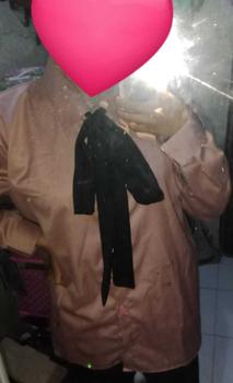 Product Review of KR - Kemeja Basic Belt Simple Sepuluh Model Kemeja Wanita Remaja Dewasa Formal Kerja Kuliah Kerah Casual Atasan Wanita Ootd Fashion Korean Style Terbaru Murah Baju Kancing Katun Muslim Panjang Toyobo from A**a 0