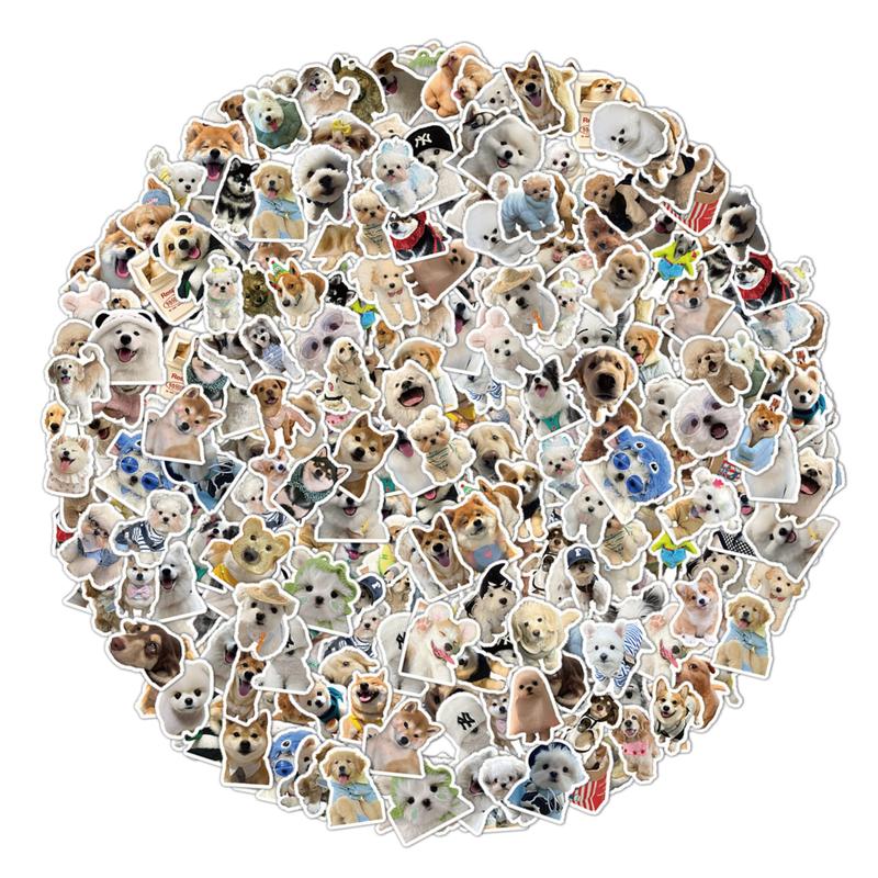 Gói Nhãn Dán Hình Chó Dễ Thương 50 Cái 100 Cái Chất Liệu Vinyl Không Thấm Nước Hình Dán Hình Cún chó Con Động Vật Vui Nhộn Thích Hợp Cho Chai Nước Máy Tính Xách Tay Sổ Lưu Niệm Điện Thoại Người Lớn Thanh Thiếu Niên Bé Gái Bé Trai Quà Tặng