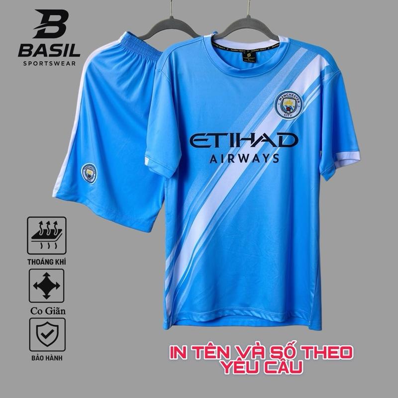 Quần áo bóng đá Thun Lạnh CLB ManCity Xanh sân nhà 25/26 Top MC