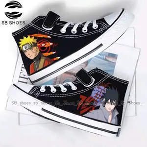 sepatu snaiker raning anak laki laki peria usia umur 3 4 5 6 7 8 9 10 11 12 13 14 15 tahun pas untuk anak sekolah smp sd sma remaja masa kini spatu karaktet motif naruto sasuke ala konoha masa kini