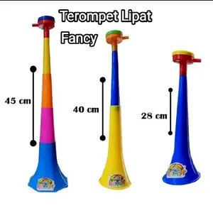 Mainan Terompet Tiup Lipat Viral Tahun baru / Trompet Pelangi Tahun Baru SNI MURAH