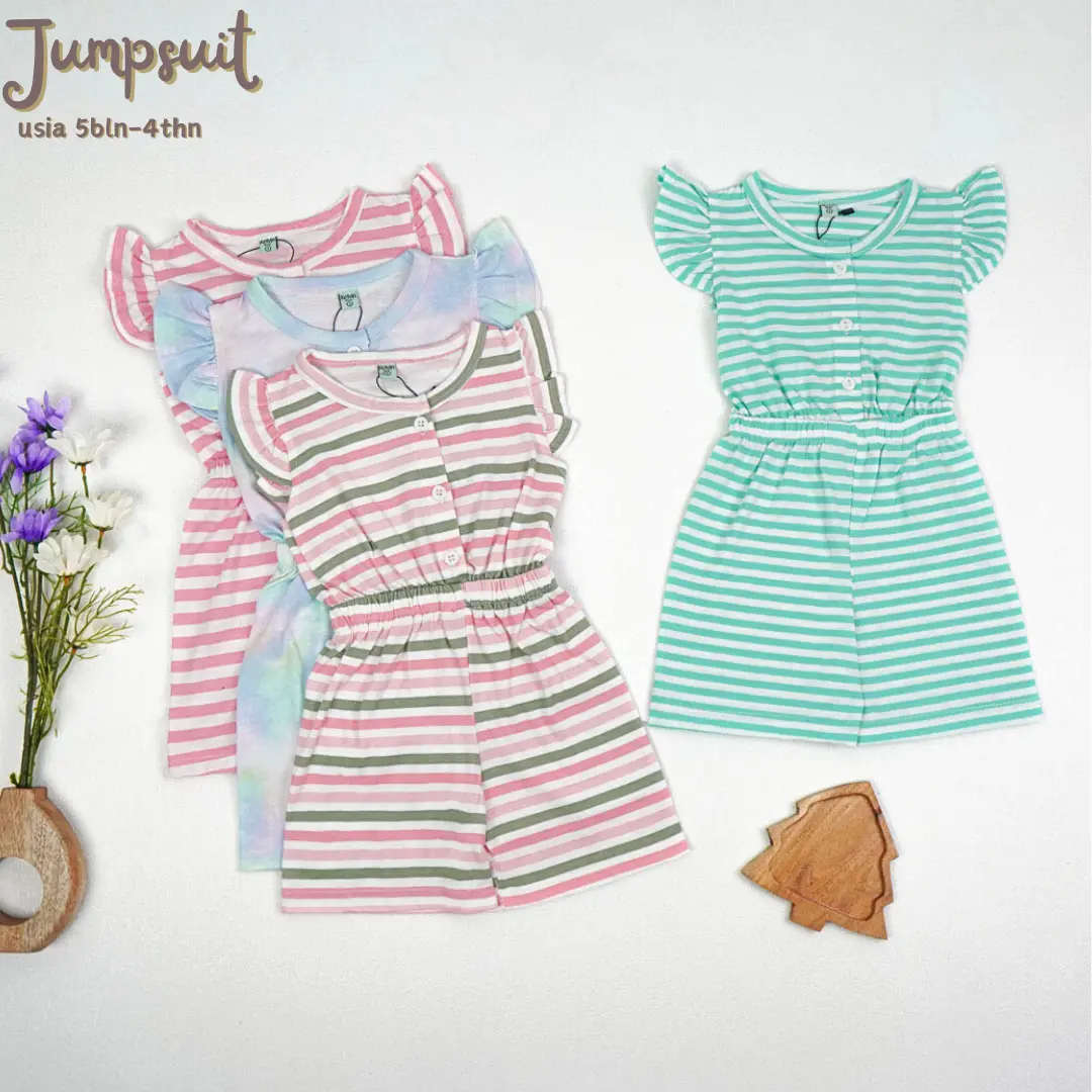 PROMO!! Jumpsuit Anak motif Usia 1-4 Tahun Kelvin Kids