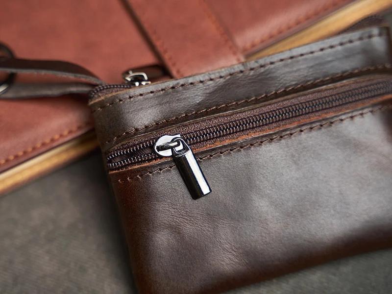 Product Introduction of Dompet Koin Mini Kulit Asli Tas Kartu Kulit Sapi Lapisan Ritsleting 34