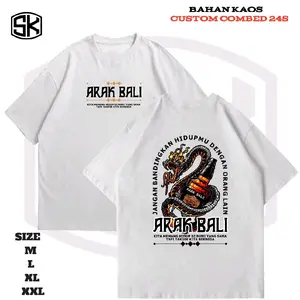 Kaos Arak Bali Takdir Kita Berbeda / Baju Pria Wanita T-Shrit Custom combed 24s