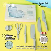Gambar Pisau Dapur Steincookware Diamond & Amour Knives - [6 in 1 Pisau Set] - Pink dari Toko Perkakasku Os Kota Administrasi Jakarta Pusat 3 Tokopedia