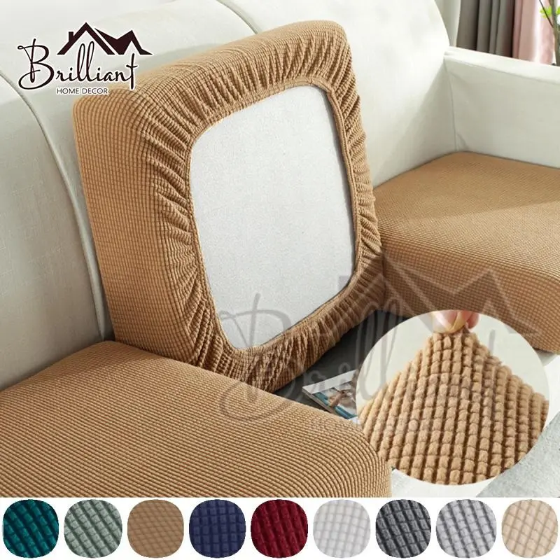 6 size Elastic Sofa Seat Cover Patchwork Cover Cushion Seater Cushion Stretchable Thickened Sofa Cover
