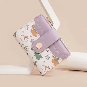 Dompet Wanita Cute Dompet Mini Dino Trendy Terbaru Sablon Premium - Helwa ID