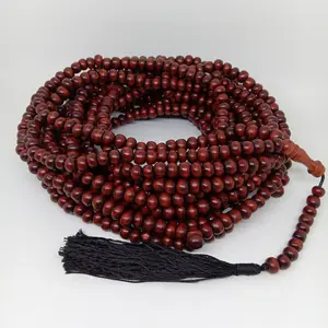 Tasbih isi 1000 butir tasbih kayu walikukun 7mm Merah Muslim Motif