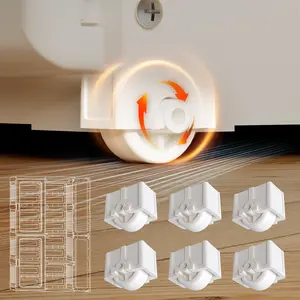 【ANTBOX Roda Lemari Pakaian 】1 Set 8 Roda 4 Depan 4 Belakang