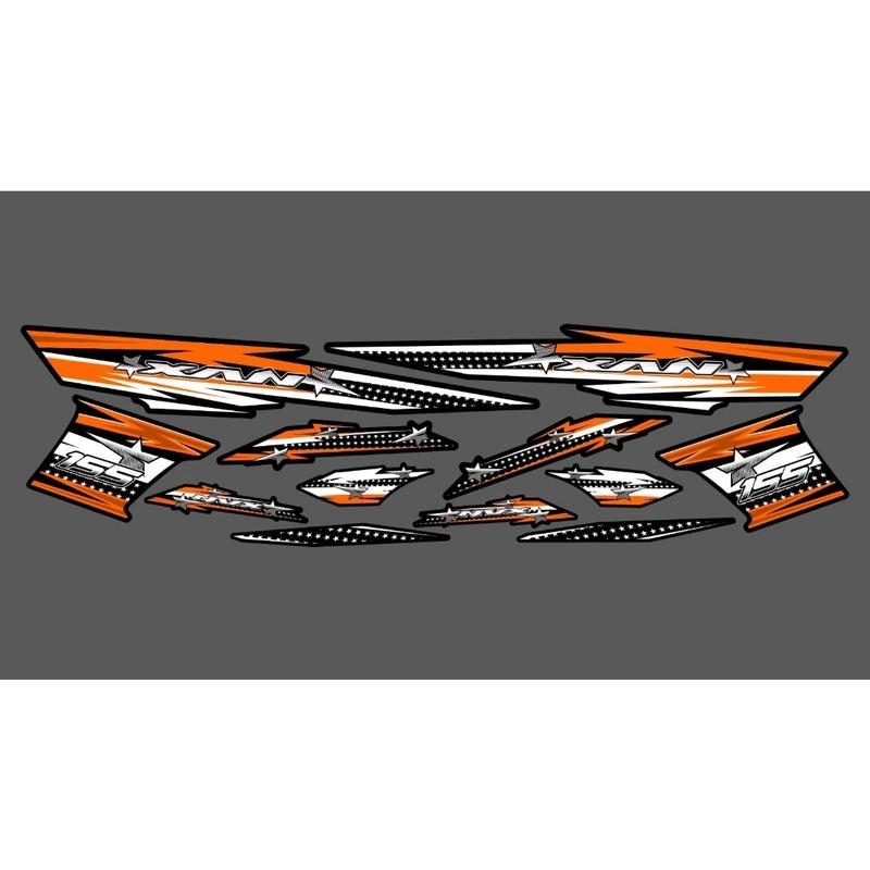 STICKER ALL NEW AEROX CONNECTED NVX 155 HOLOGRAM EDITION DESIGN 3