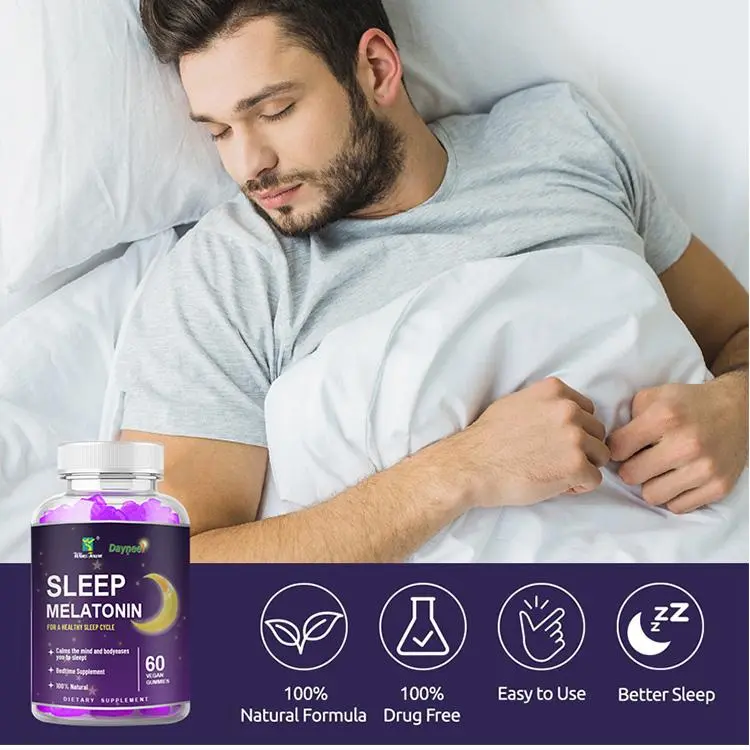 Gumiz Sleep Gummies | High Strength 100mg Natural Melatonin Sources | Griffonia Extract Bedtime Gummies | Vegan | Sugar Free | Natural Berry Flavour X60 apple cider 4