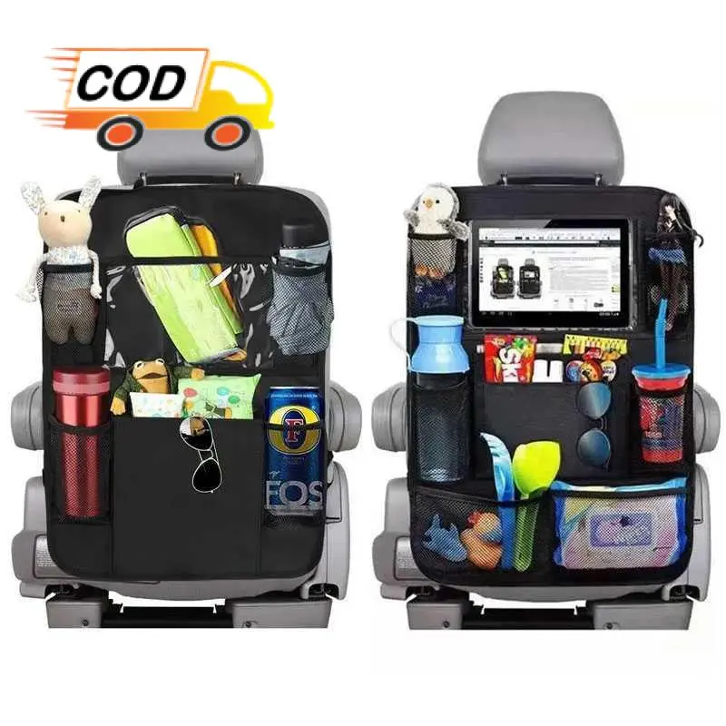 Organizer kursi Jok belakang Mobil Tempat Barang Tas Penyimpanan Cantelan Gantung Backseat 5