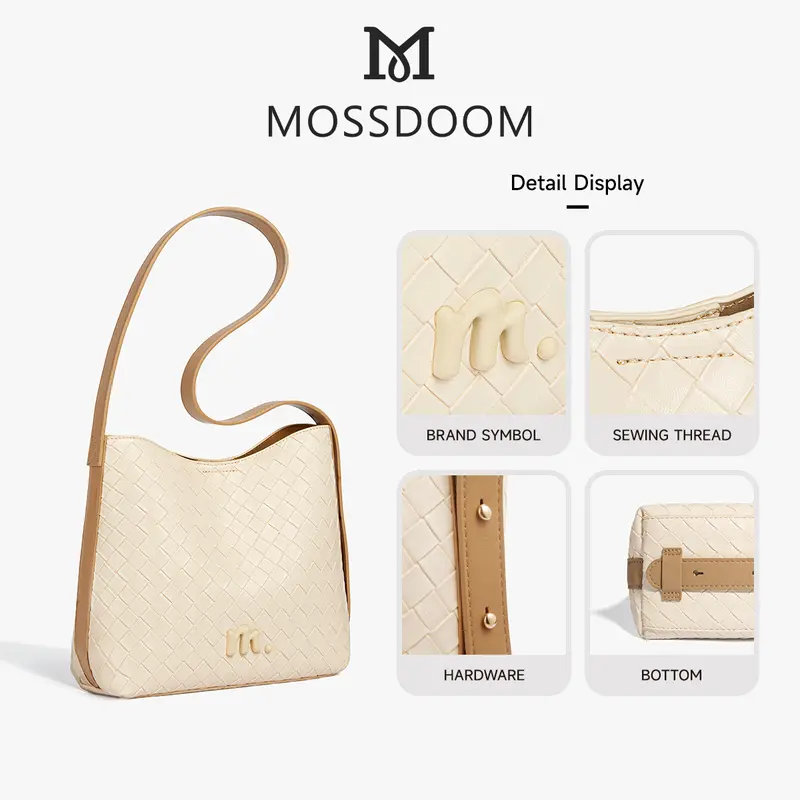 [SPECIAL OFFER]MOSSDOOM Tas Wanita Vela Bag Temperamen Premium yang Elegan Tas Bahu Komuter yang Trendi 7