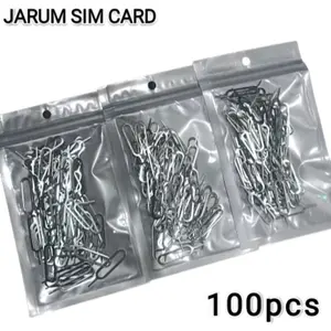 Jarum Tusuk Isi 100Pcs Pembuka Kartu/ Simcard Nossy Ejector Isi 100 Pcs