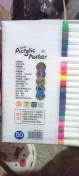 Product Review of 80/96 Colors Acrylic Marker Pen Set Highlighter Painting Pen Glass Ceramics DIY Crafts Art Supplies from j**i 2