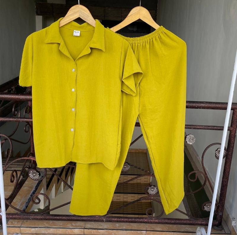Product Introduction of BAJU SETELAN CRINGKEL AIRFLOW WANITA LD110 I CEKH I BAJU TIDUR SANTAI WANITA BUSUI ONESET Piyama 2