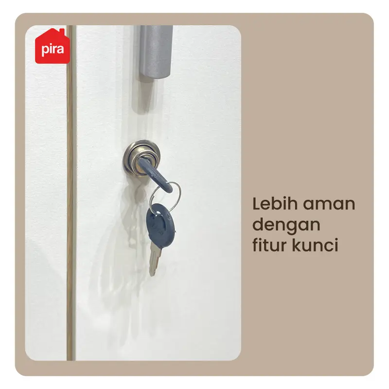 Pira Metropolis OX - Aruna BL80 Lemari Pakaian Kecil 2 Pintu 3