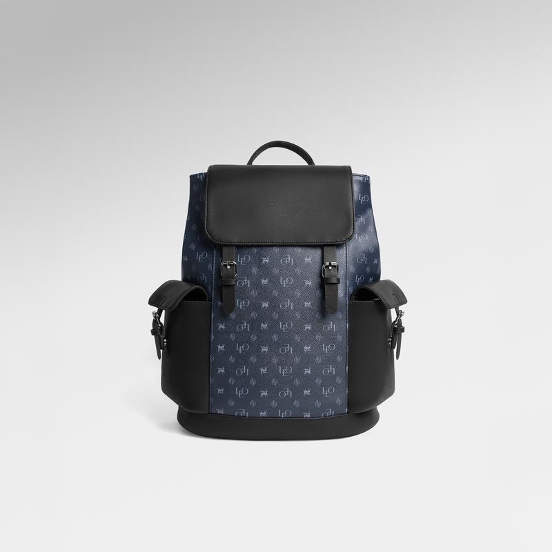 Balo Nam Monogram Neo X-Night Chất Liệu Da Microfiber Cao Cấp Thương Hiệu LEONARDO