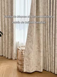 137cm*230cm Cortina con Estampado de Ramas Cortina de Bloqueo de Luz Protección contra el Sol y Aislamiento Térmico Compatible con Barra Romana y Riel Fácil Instalación Variedad de Colores Disponibles