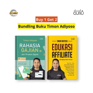 Dawuh Guru | Buy 1 Get 2 Buku Bundling Rahasia Gajian dari Produk Digital + Edukasi Affiliate Timon Adiyoso - Dawuh Guru