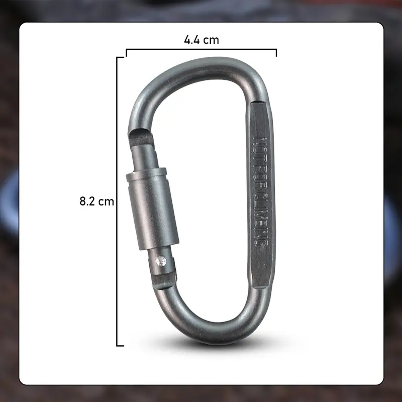 LIXADA Carabiner Gantungan Tas Quickdraw Carabiner Aluminium Alloy - AT7600 5