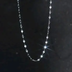 Kalung pecah kopi cantik Titanium fashion dan tidak luntur pria wanita viral