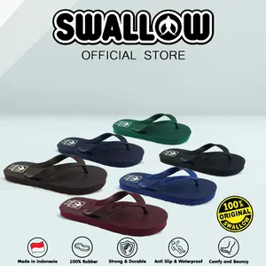 Swallow Sandal Jepit Legian - Sendal Karet Dewasa Pria Wanita  Anti Selip