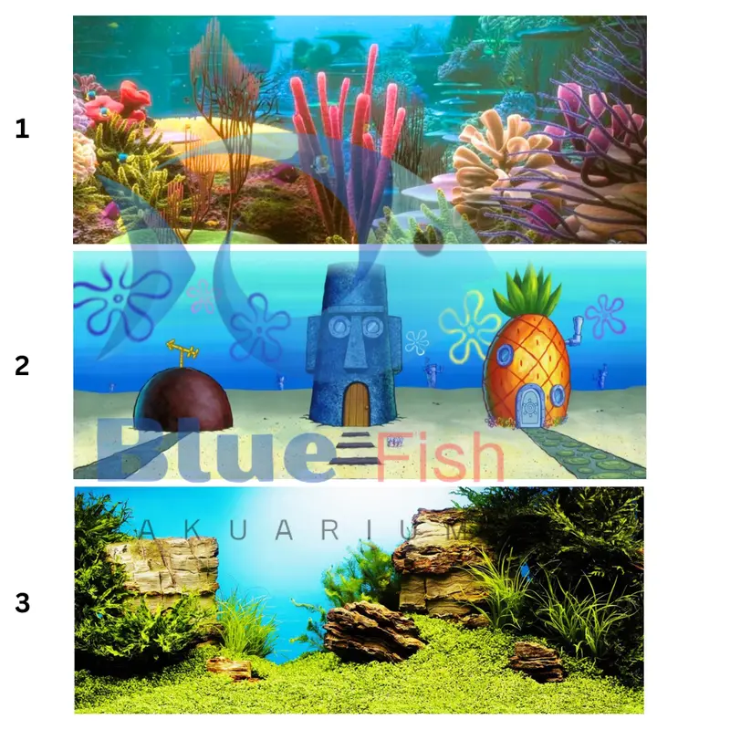 Aquarium minimalis full set lengkap Akuarium akrilik lengkap dengan mesin pompa filter sirkulasi dan lampu aquarium (P-002) 1