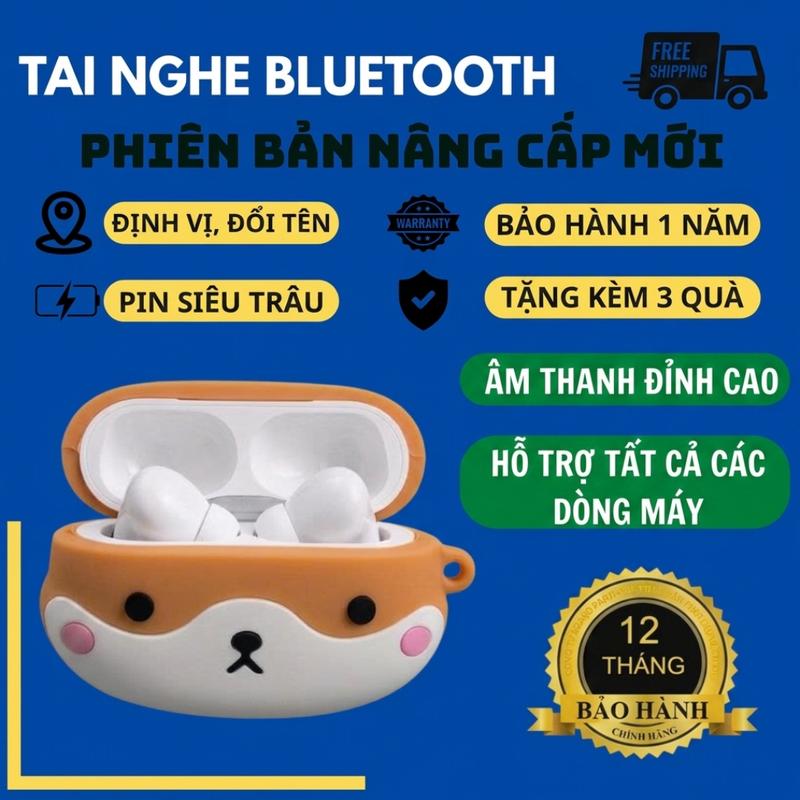 ( Xả Kho Giá Hời ) Tai Nghe Bluetooth Bản Nâng Cấp Hỗ Trợ Mọi Dòng Máy Bảo Hành 12 Tháng, Định Vị Đổi Tên mã 7a