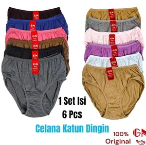 12Pcs CD GOLDEN NICK Celana Dalam Wanita GN 939 937 931 Bahan Katun Lembut Terang/Gelap