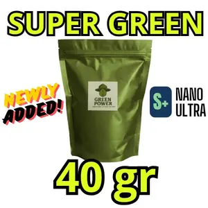 TEH ATOM SUPER GREEN S+ 40GR • NANO ULTRA