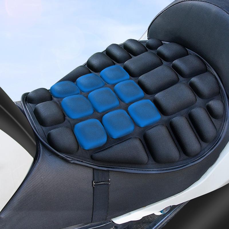 Product Introduction of Xe Máy 3D Ghế Pad 3D Đa Năng Hấp Thụ Sốc Yên Xe Miếng Lót Thoải Mái Thoải Mái Thoáng Khí Gối Cho Lưu Diễn Đi Xe 11