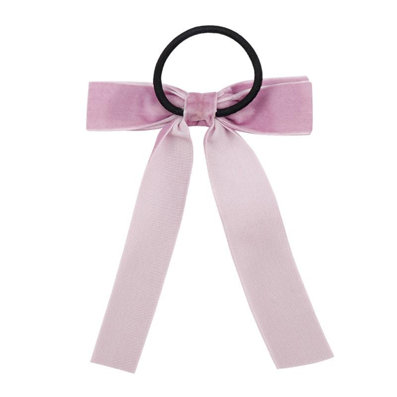 Product Introduction of Headwear Leopard Ponytail Holder Velvet Scrunchies Hair Rope Ribbon Bows Elastic Hair Bands 19