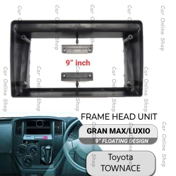 Frame Headunit Daihatsu Grand max 2008 - 2020 Android 9 Inch Frame HU Mobil  Daihatsu Luxio Townace 2009 2010 2011 2012 2013 2014 2015 2016 2017 2018 2019 9" 0