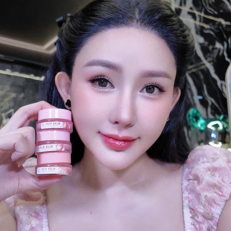 Combo 2 hủ đỏ lựu + đỏ dâu son dưỡng có màu Son cô tiên miền tây chính hãng