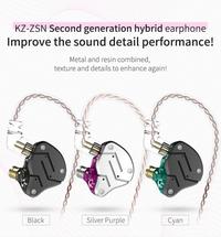Gambar Knowledge Zenith KZ ZSN - In Ear Earphone - HYBRID Dual DRIVER dari Knowledge Zenith Store Kota Administrasi Jakarta Barat 2 Tokopedia