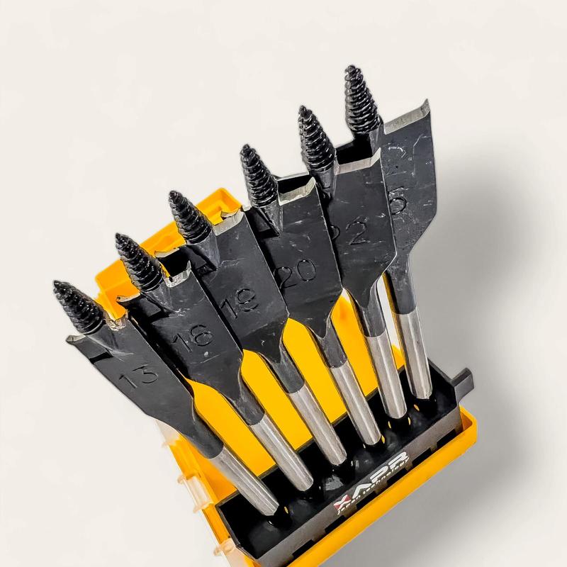 APR MATA BOR KIPAS SPADE BIT SELF CUT TYPE AP113 FULLSET MATA BOR KAYU 13 16 19 20 22 25 MM 4