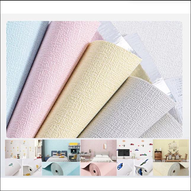  Cuộn Xốp Dán Tường Tráng Nhôm Dày 2mn cao cấp kích thước 9m Và 10m x 50cm có keo sẵn 