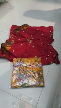Product Review of Setelan batik wanita Bahan Katun Primis halus premium Warna Hitam Baju Batik Imlek wanita Mewah Lengan pendek from u**4 0