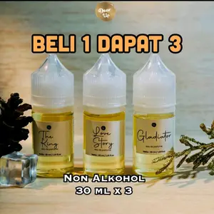 DAPAT 3 PAKET Parfum Pria Dan Wanita GIFT SERIES Non Alkohol PARFUM PEMIKAT WANITA PARFUM PRIA WANGI TAHAN LAMA 30 ML Perfume Wanginya Lemon