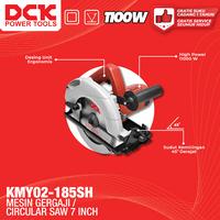 Gambar DCK Mesin Gergaji Potong Kayu 185 mm / Mesin Circular Saw 7" / Mesin Sirkel 1100 Watt 7 Inch / Gergaji Sirkel KMY02-185SH dari DCK Power Tools Indonesia Kota Administrasi Jakarta Barat 4 Tokopedia
