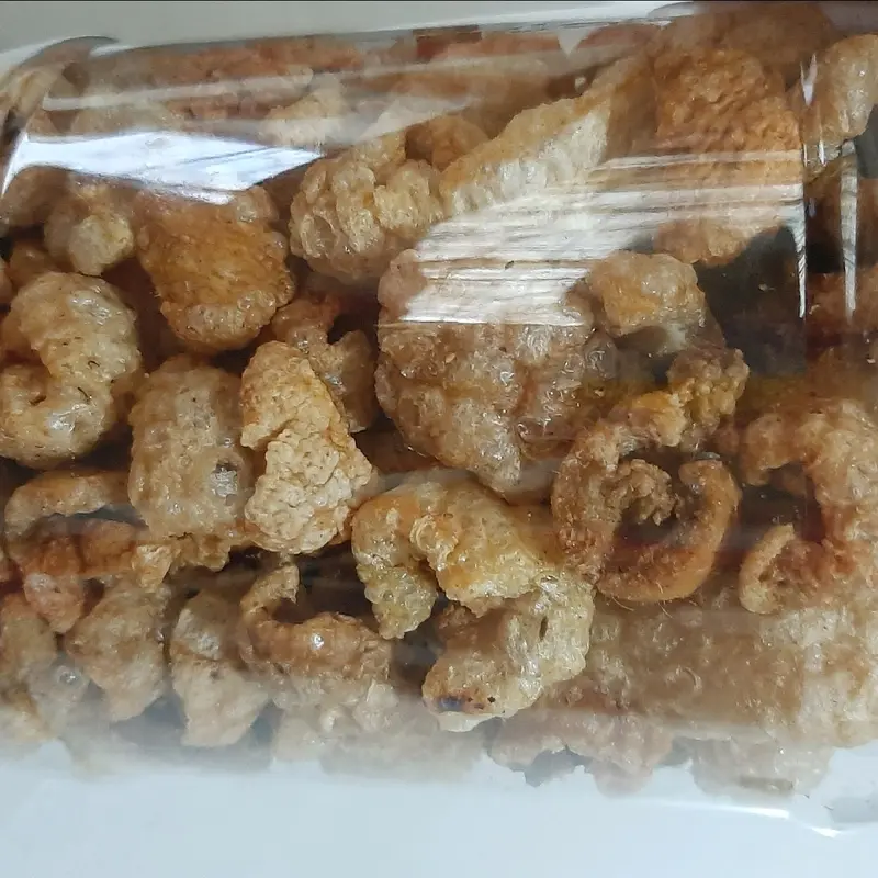 rambak babi cujiuca kerupuk kulit babi samcan non halal Cemilan Toples Snack 7