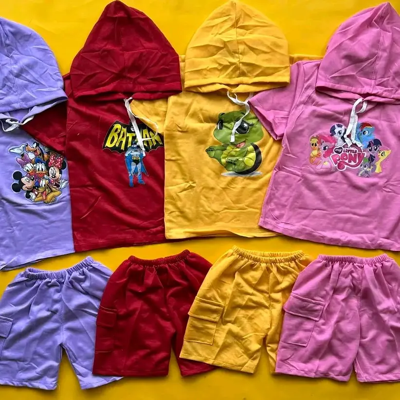 Setelan anak hoddie / setelan baju anak karakter