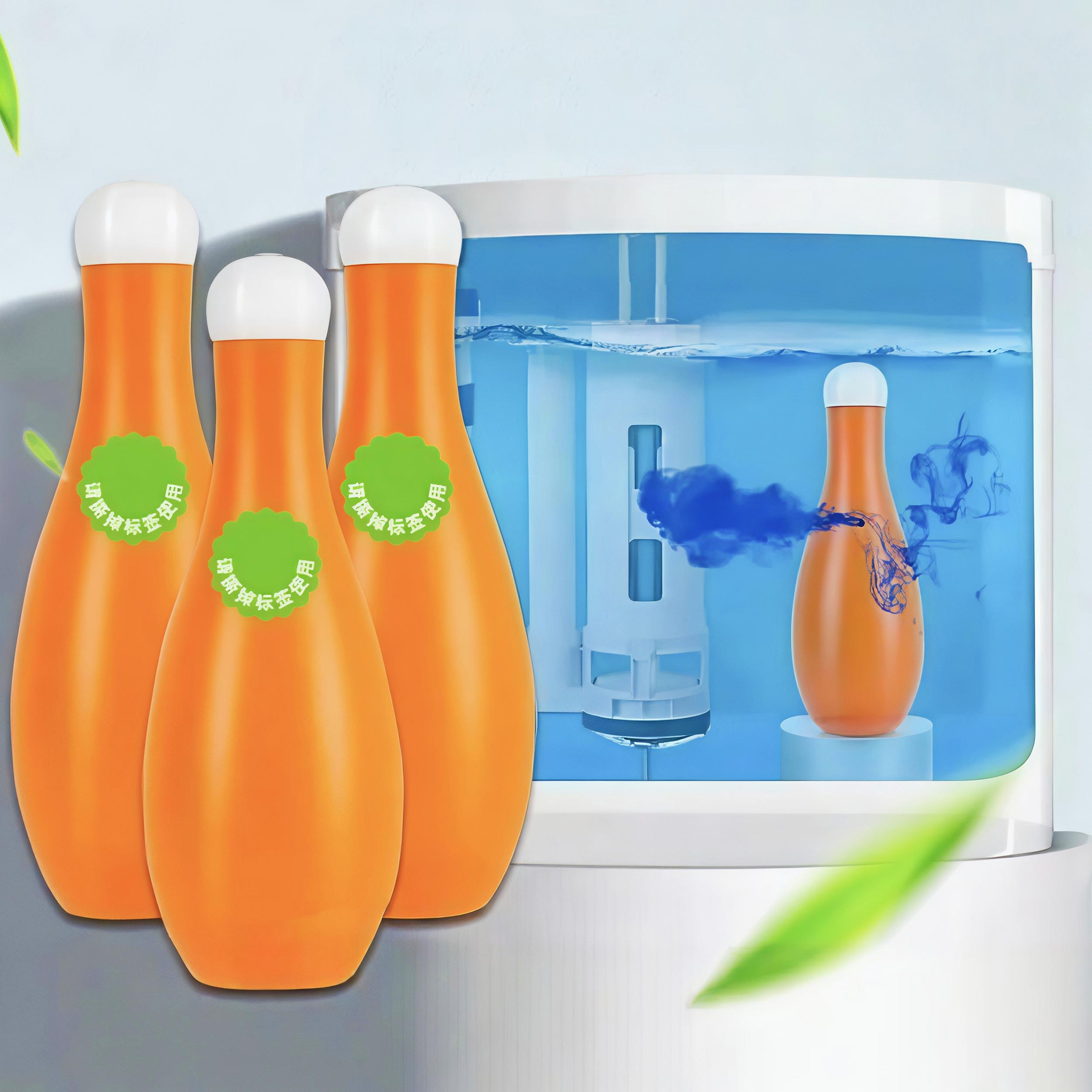 Pembersih Toilet Gelembung Biru Bowling untuk Menghilangkan Bau Pewangi Kerak dan Noda Artefak Penghilang Bau Toilet Efektif dan Praktis - Membersihkan, Tisu